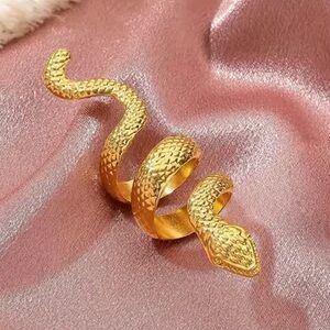 Serpenti Golden Mystic Snake Wrap Ring